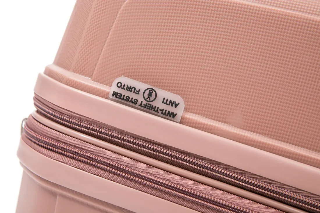 Etiqueta ANTI THEFT no zíper da mala TRIPx